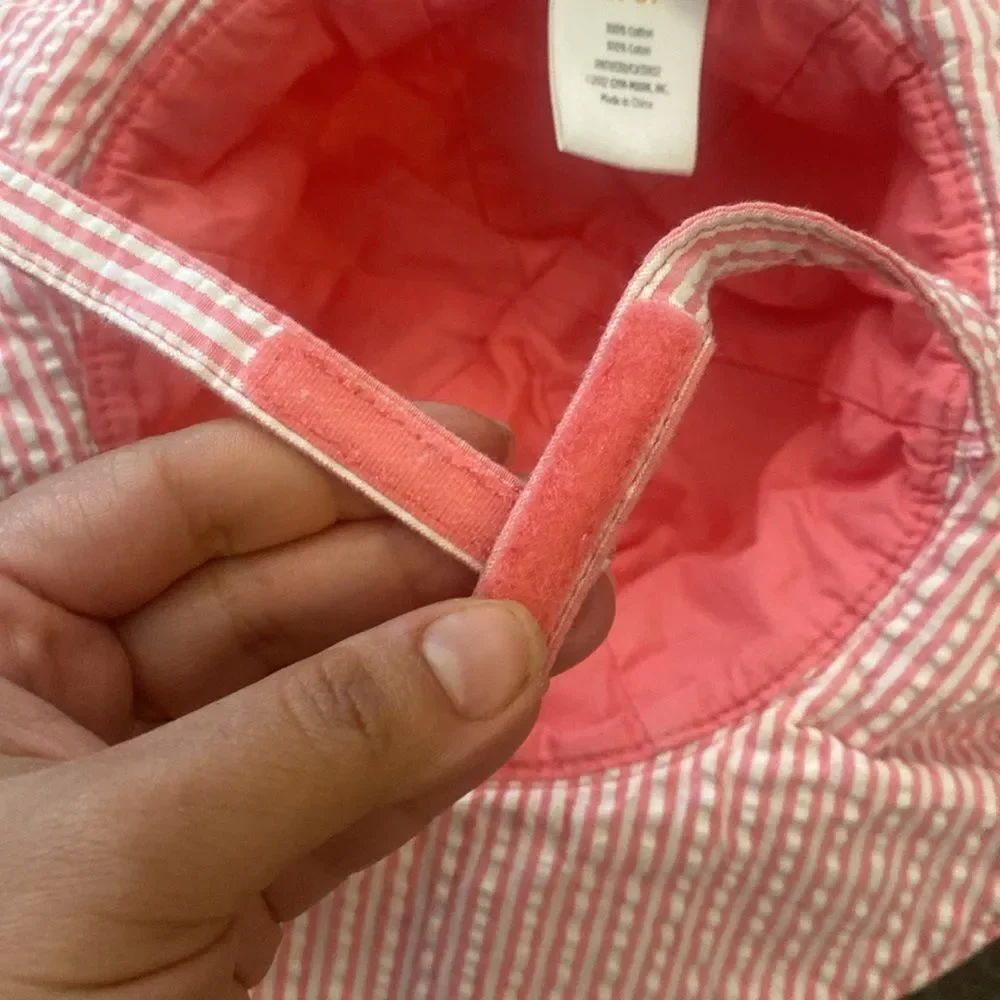 Baby girl striped sun hat 2/3t